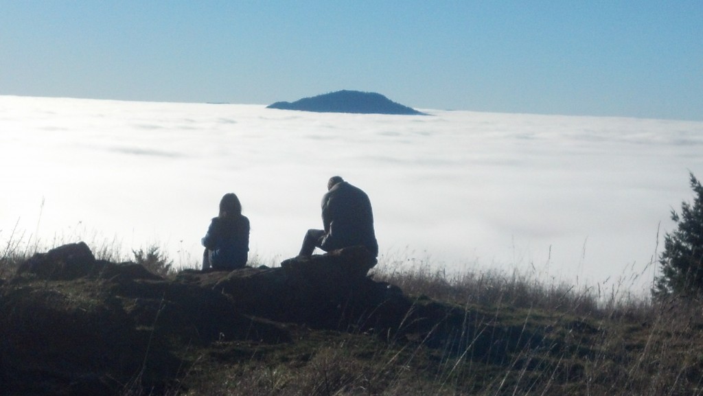 Sitting atop Mt. Pisgah